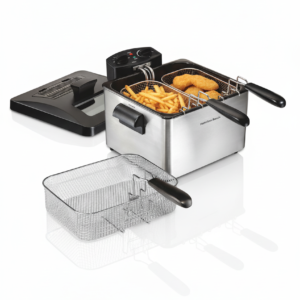 HAMILTON BEACH FREIDORA ELECTRICA DOBLE 4.5LT 19T ACEITE 35034