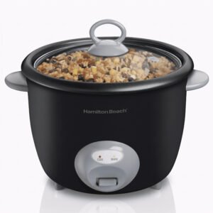 HAMILTON BEACH OLLA ARROCERA 20TZ ANTIADERENTE NEGRA  37542