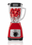 OSTER LICUADORA  VASO DE VIDRIO 1.5L PERILLA ROJO BLSTKAG-RRD