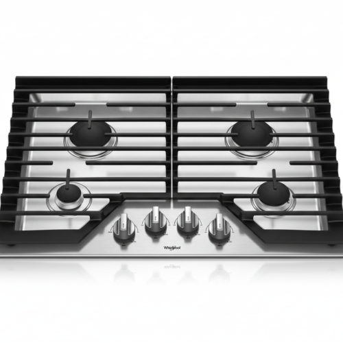WHIRLPOOL TOPE DE COCINA  A GAS ACERO 4H 30" WCG55USOHS