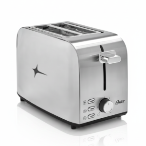 OSTER TOSTADOR 2 REBANADAS ACERO INOXIDABLE OTST-00MNSS2S-GB24