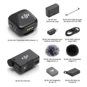 DJI MICROPHONO MINI TRANSMISOR BLACK