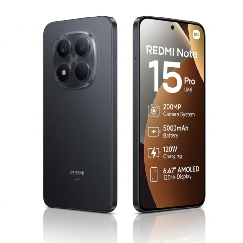XIAOMI REDMI NOTE 15 PRO 5G 8GB/256GB BLACK