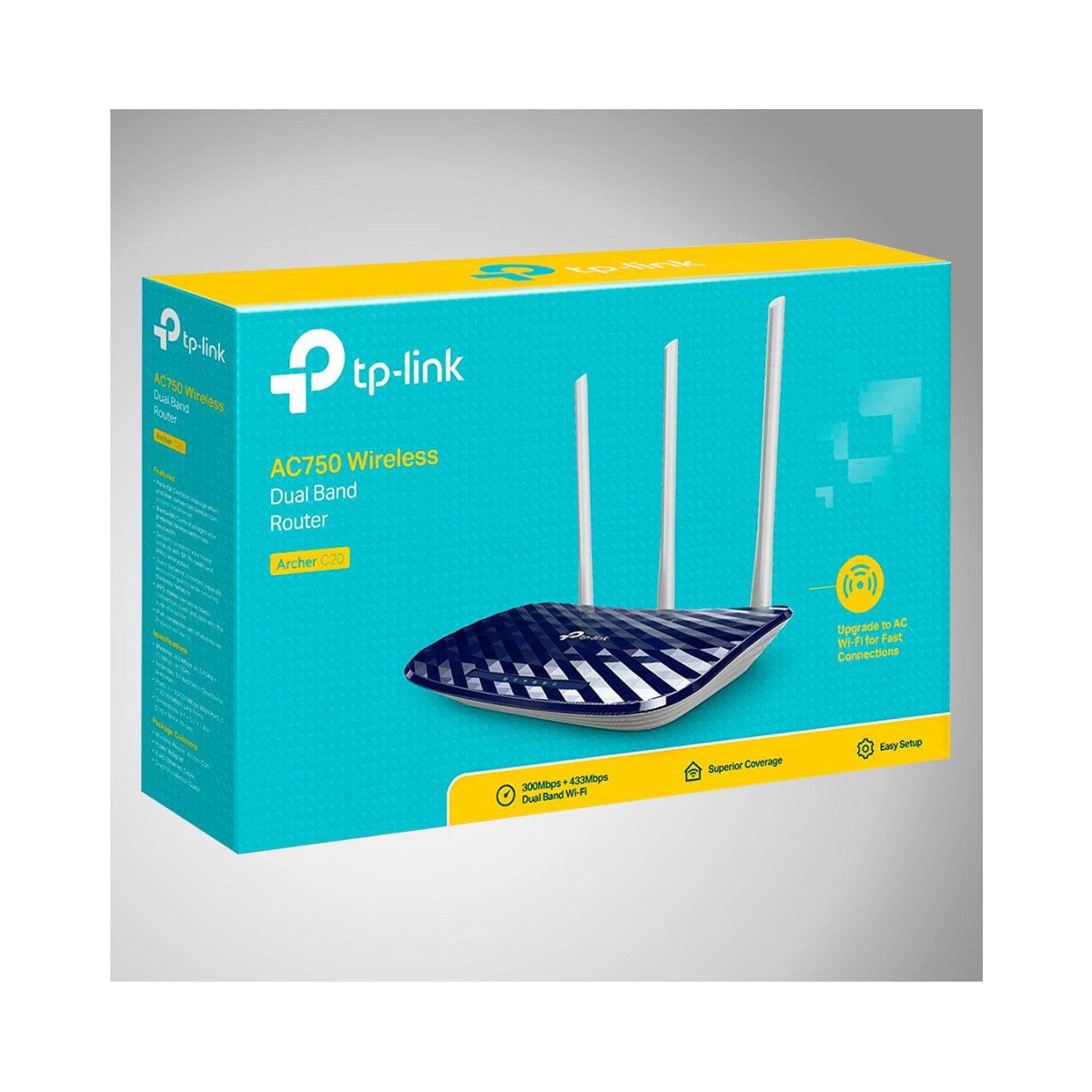 TP-LINK ROUTER ARCHER C20 REMOTE AC750 DUALBAND TP-LINK ROUTER ARCHER C20 REMOTE AC750 DUALBAND
