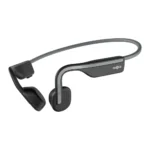 Audífonos Shokz OpenMove color gris, tecnología de conducción ósea, abiertos al ambiente, deportivos.