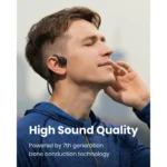 Audífonos Shokz OpenMove color gris, tecnología de conducción ósea, abiertos al ambiente, deportivos.