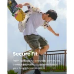 Audífonos Shokz OpenMove color gris, tecnología de conducción ósea, abiertos al ambiente, deportivos.