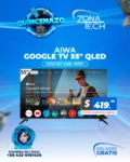 [QUINCENAZO] AIWA TELEVISOR QLED 55" GOOGLE TV AW55B4Q