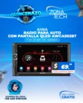 [QUINCENAZO] AIWA REPRODUCTOR DE AUTO CON PANTALLA QLED 7" AWCA502BT