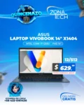 [QUINCENAZO] ASUS LAPTOP I7-1355U 12GB/512GB VIVOBOOK 14 X1404