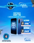 [QUINCENAZO] INFINIX HOT 70 4GB/256GB