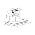 DRIJA CAMPANA EXTRACTOR DE GRASA QUADRATO 90