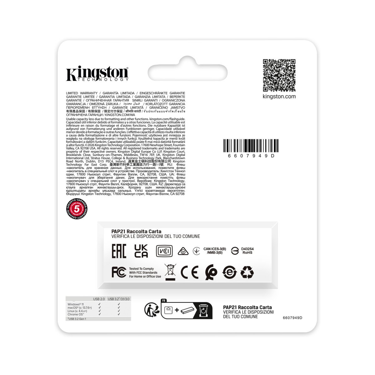 KINGSTON PENDRIVE USB 64GB KINGSTON PENDRIVE USB 64GB