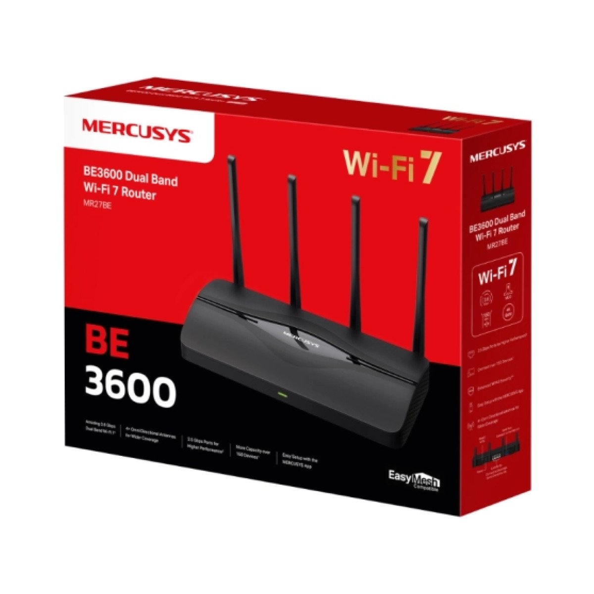 MERCUSYS ROUTER DUAL BAND WIFI 7 MR27BE MERCUSYS ROUTER DUAL BAND WIFI 7 MR27BE