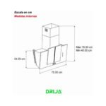 DRIJA CAMPANA EXTRACTOR DE GRASA TRIANGOLO 76