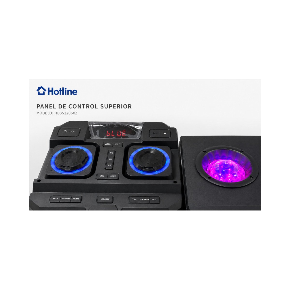 HOTLINE SISTEMA DE AUDIO 8X2 40W HL-BS840 HOTLINE SISTEMA DE AUDIO 8X2 40W HL-BS840