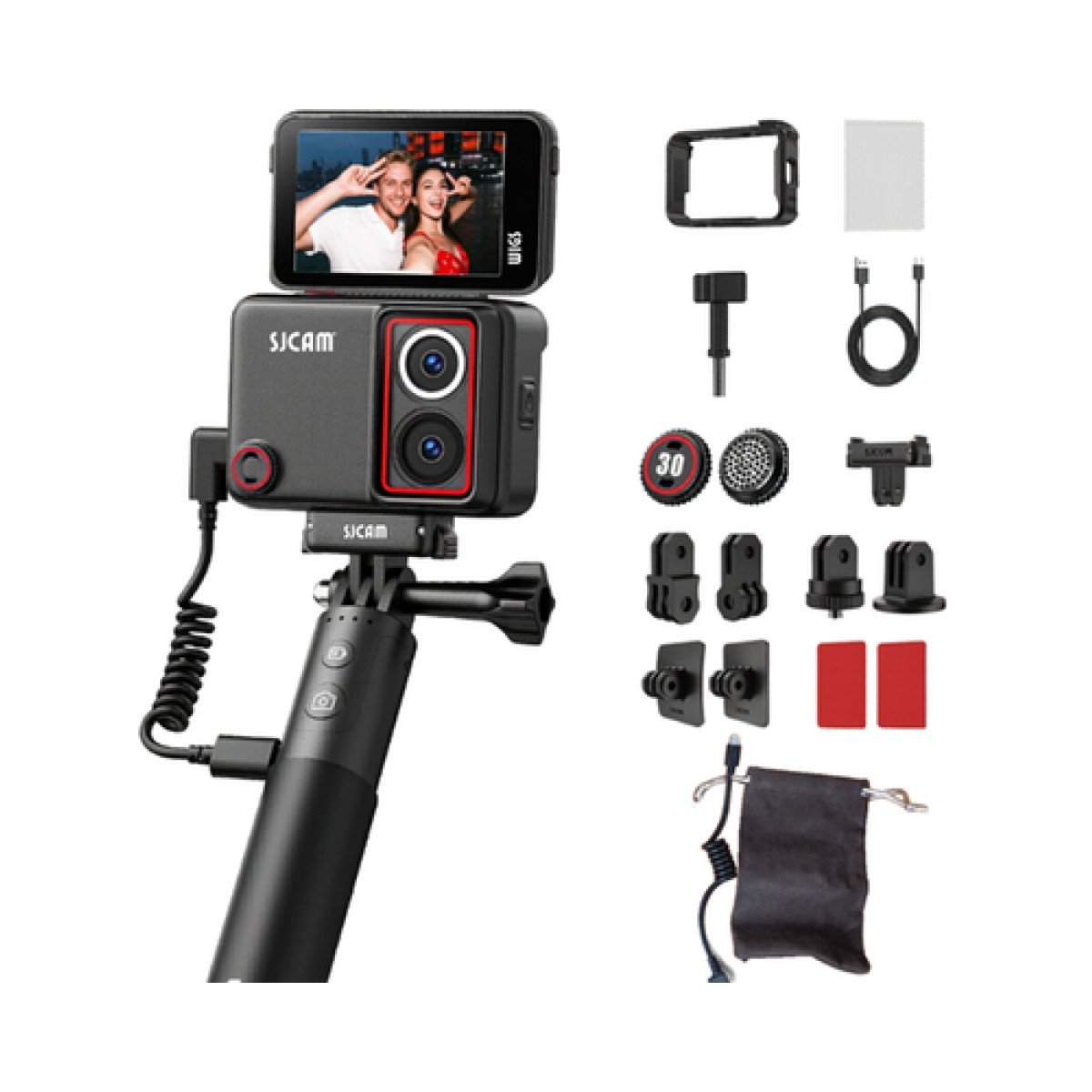 SJ CAM CAMARA DE ACCION 8K DUAL LENS SJ30 CHARGING COMBO SJ CAM CAMARA DE ACCION 8K DUAL LENS SJ30 CHARGING COMBO
