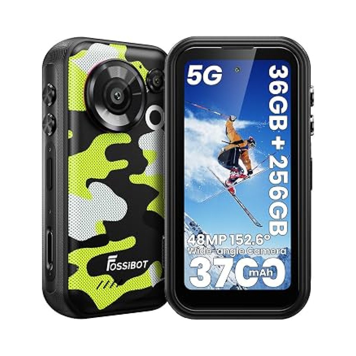 FOSSIBOT RUGGED PHONE CON ACCION CAMARA F116 PRO 12GB/256GB GREEN FOSSIBOT RUGGED PHONE CON ACCION CAMARA F116 PRO 12GB/256GB GREEN