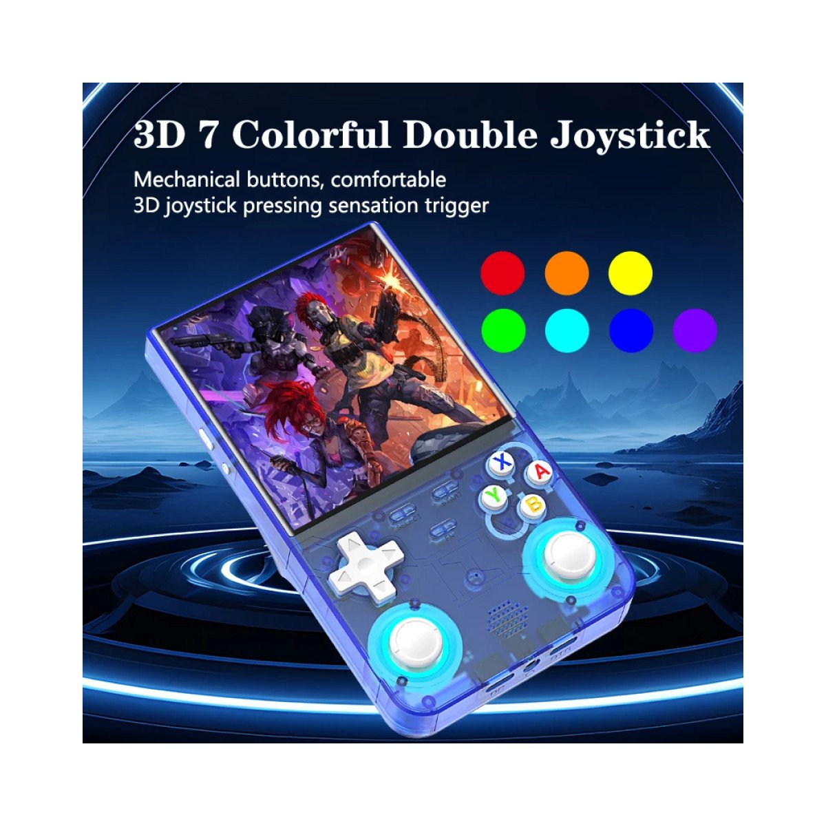 R36 ULTRA VIDEO GAME WIFI 3D 4" BLUE R36 ULTRA VIDEO GAME WIFI 3D 4" BLUE
