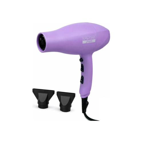 RUCHA SECADOR DE CABELLO COLORS SUPER TURBO 21000 LILA
