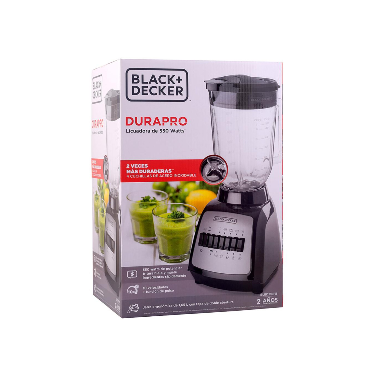 Imagen normalizada · BLACK+DECKER LICUADORA 10 VELOCIDADES BLBD210PB BLACK+DECKER LICUADORA 10 VELOCIDADES BLBD210PB