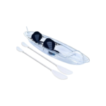 AKTIVETY KAYAK INFLABLE PARA 2 PERSONAS TRANSPARENTE