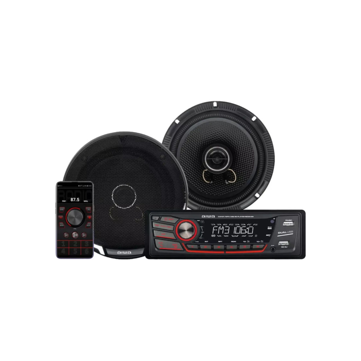 Imagen normalizada · AIWA REPRODUCTOR DE AUTO COMBO 2 SPEAKER 6.5″ AWC2016BT AIWA REPRODUCTOR DE AUTO COMBO 2 SPEAKER 6.5" AWC2016BT