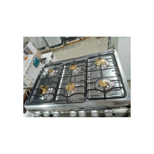 OMEGA COCINA A GAS 6 HORNILLAS ACERO OEG-6ITM